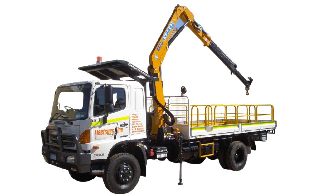 Versatility Across Construction Tasks Using HIUP Cargo Crane Trucks